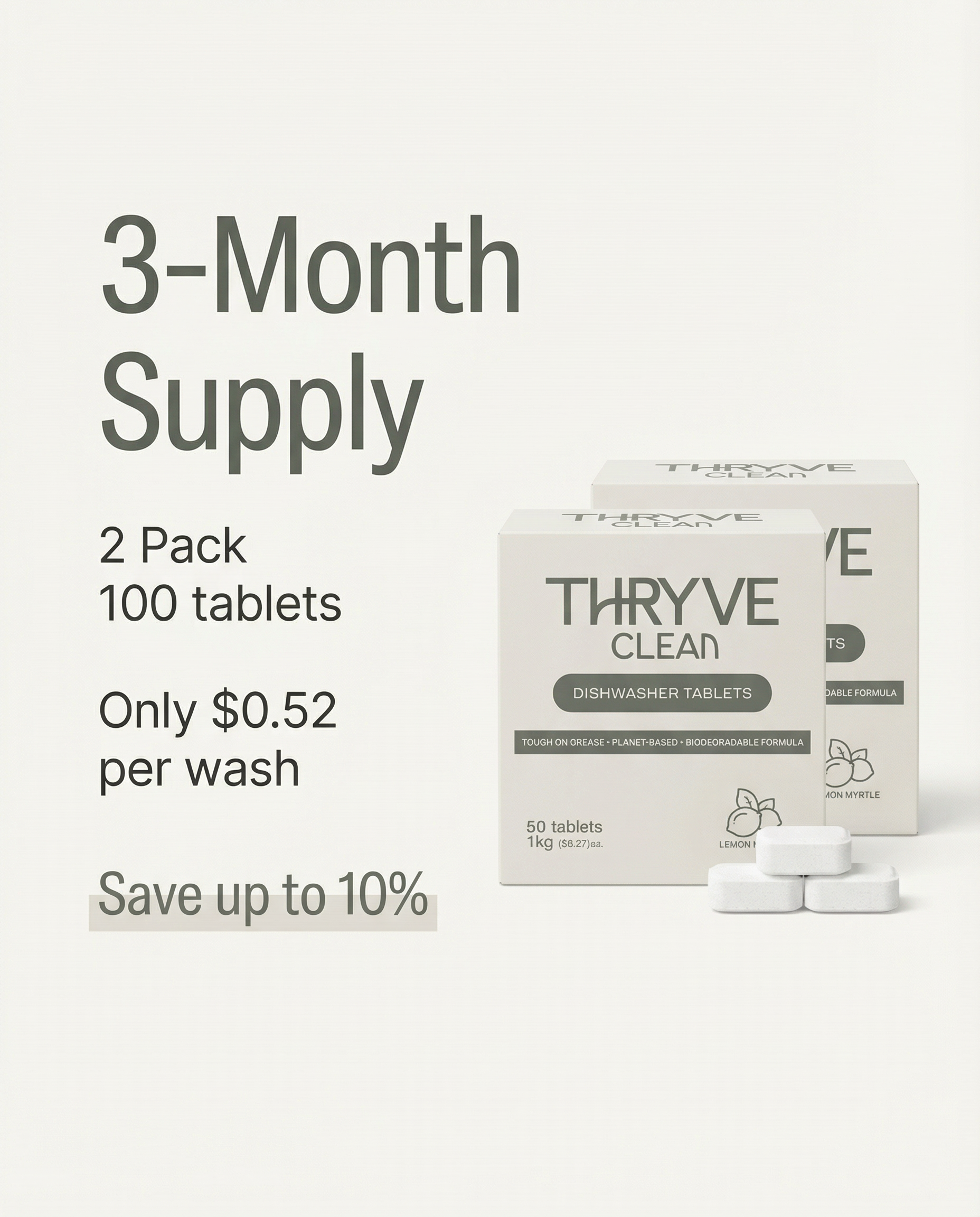 Dishwashing Tablets 50 Pk